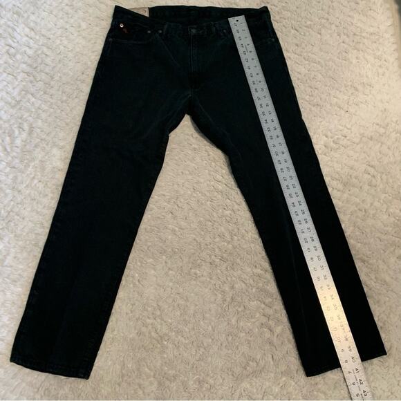 Polo Ralph Lauren Denim Dungarees Black Jeans Men's 36 - Picture 5 of 11